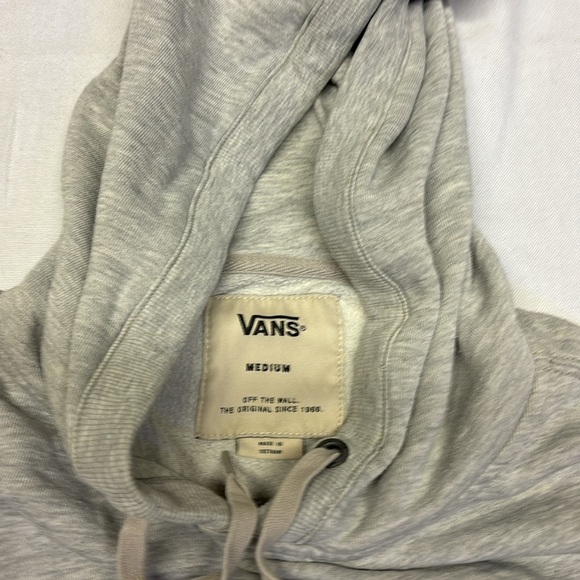 VANS Off The Wall Men’s Classic Grey Hoodie Size Medium - Picture 2 of 7